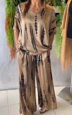 Conjunto Casual Estampado Marie de Dos Piezas