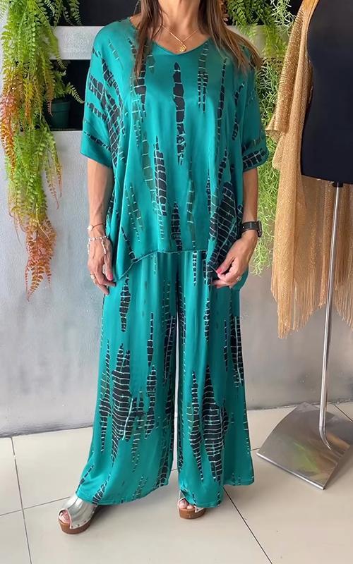 Conjunto Casual Estampado Marie de Dos Piezas