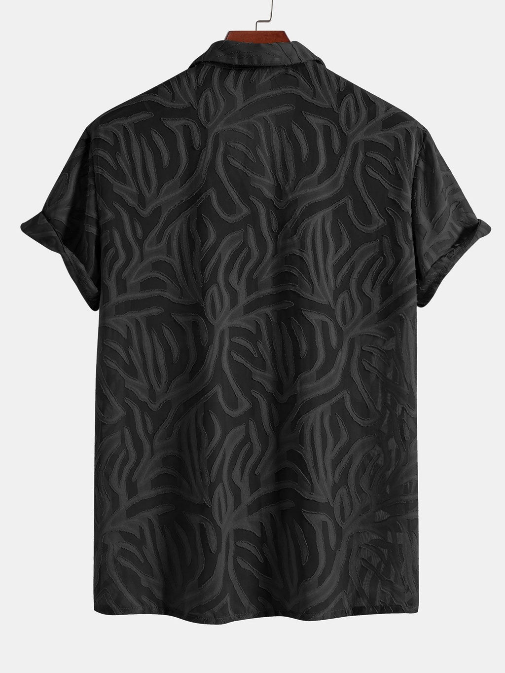 Conjunto Camisa Cubana Jacquard y Pantalón Recto Lino