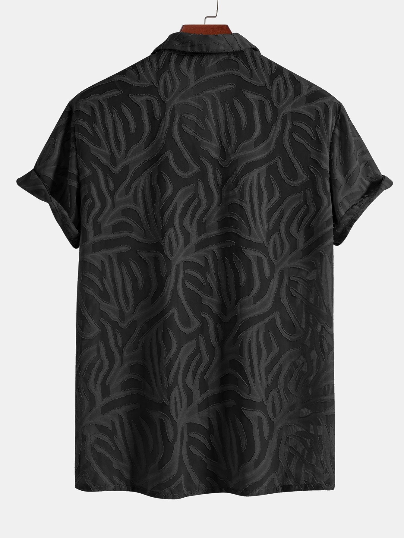 Conjunto Camisa Cubana Jacquard y Pantalón Recto Lino