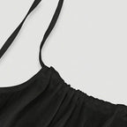 Vestido Negro Con Espalda Ajustable – Cómodo Y Sexy