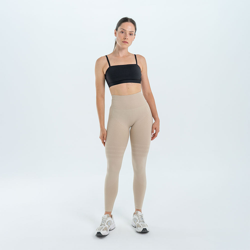 3D-Leggings mit leichter Kompression, drainierend und Anti-Cellulite