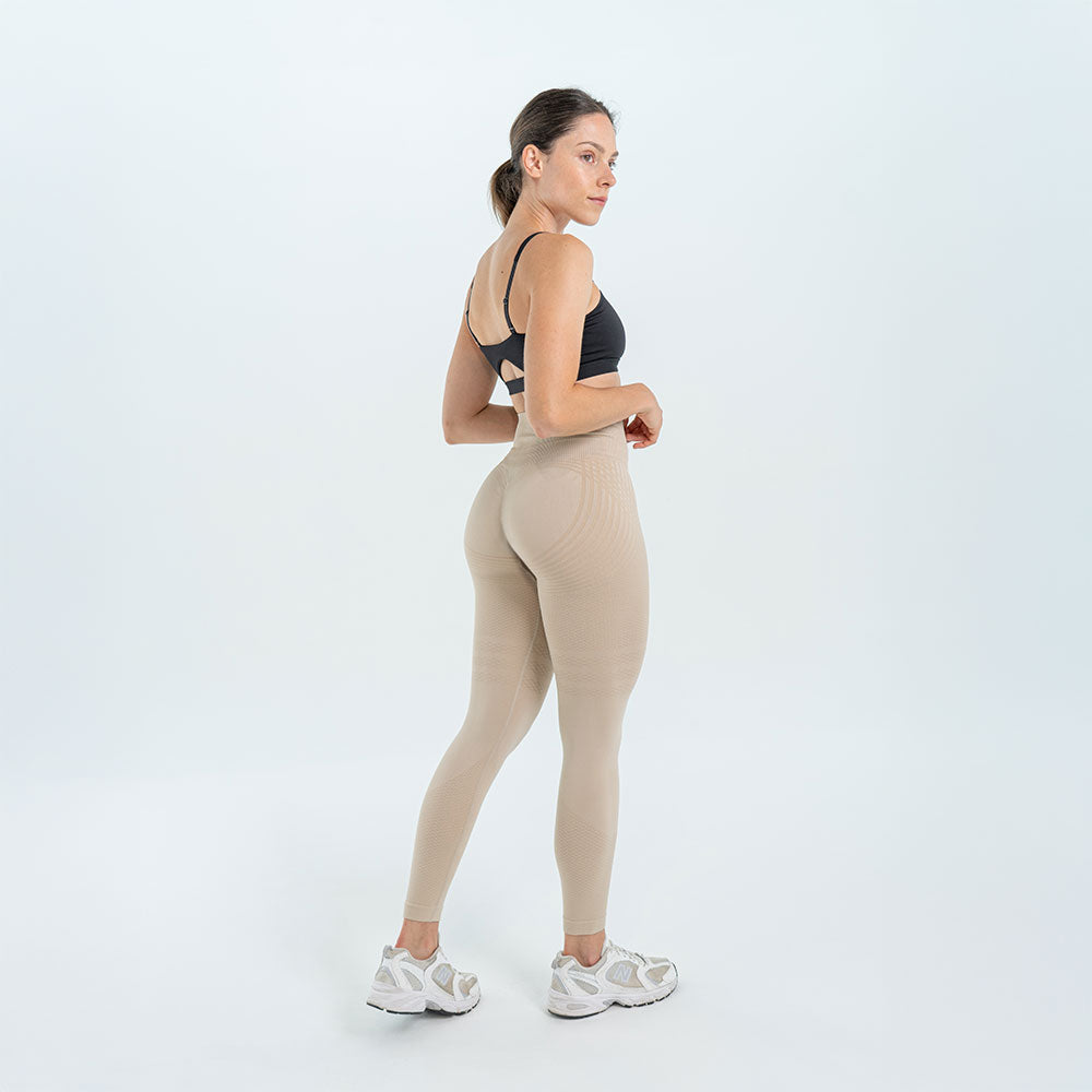3D-Leggings mit leichter Kompression, drainierend und Anti-Cellulite