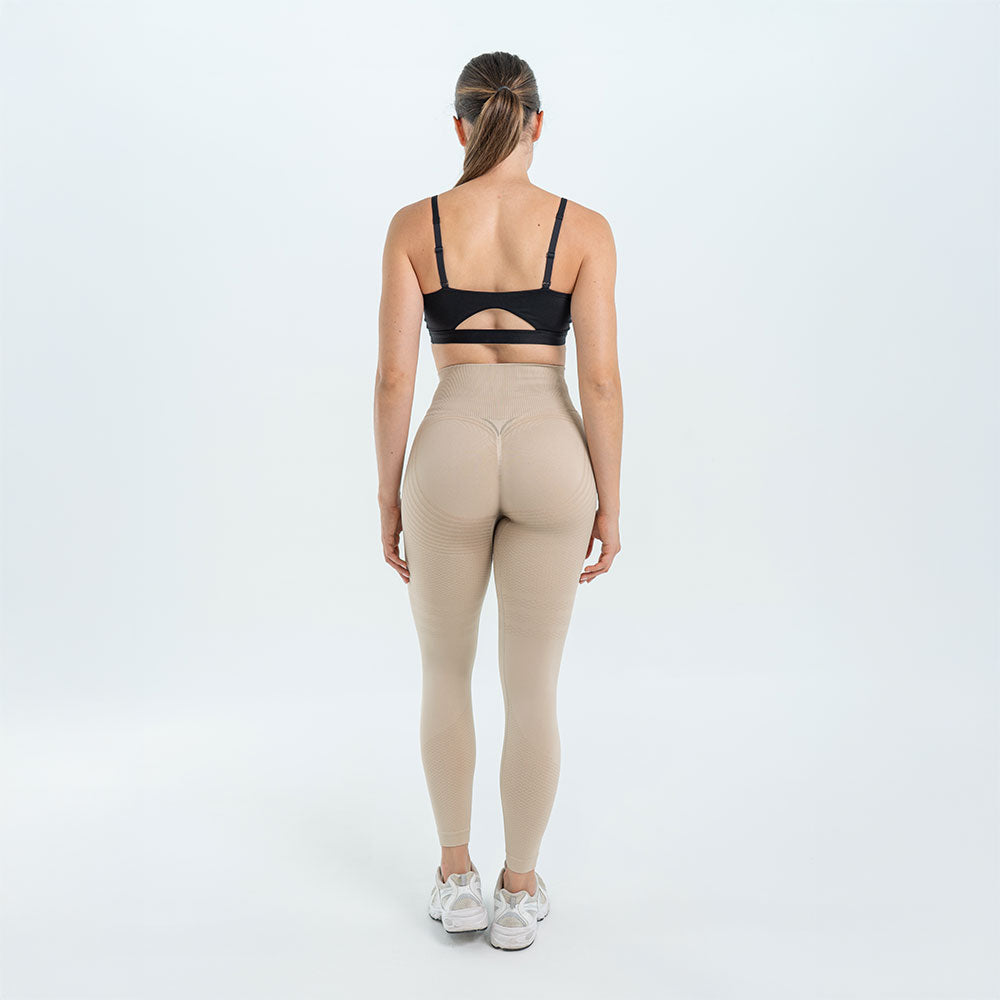 3D-Leggings mit leichter Kompression, drainierend und Anti-Cellulite