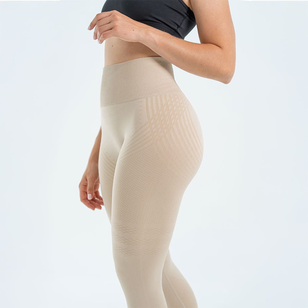 3D-Leggings mit leichter Kompression, drainierend und Anti-Cellulite