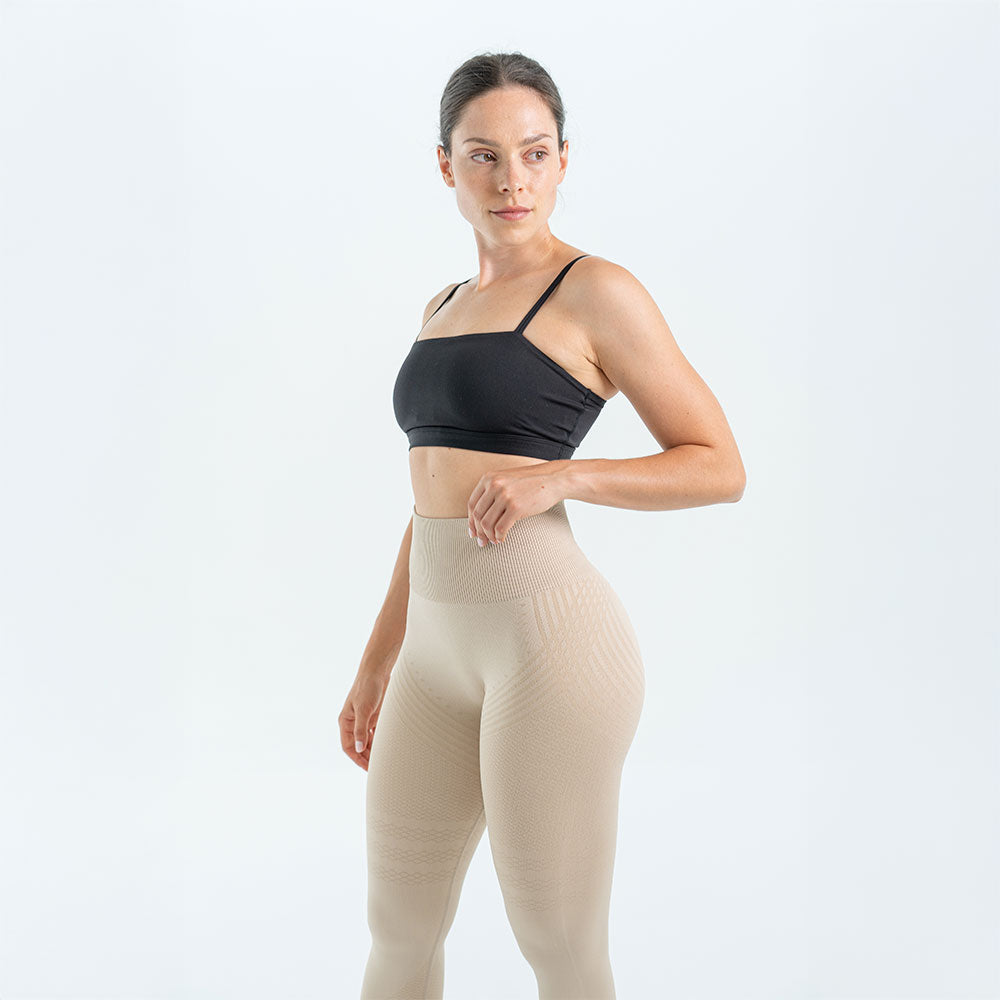 3D-Leggings mit leichter Kompression, drainierend und Anti-Cellulite
