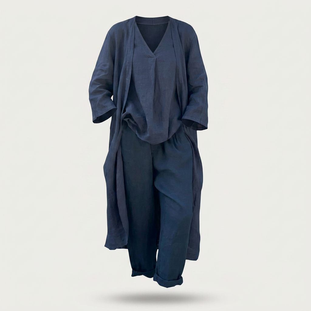 Conjunto Verano Mujer Dos Piezas Tejido Ligero