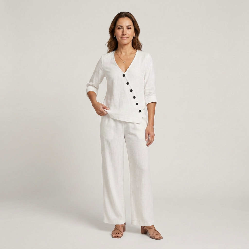Conjunto Básico Femenino Cómodo y Elegante Diario