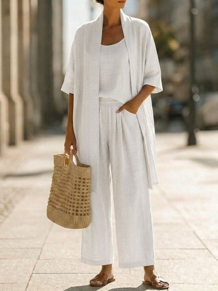 Linnea | Conjunto ligero de lino