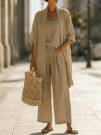 Linnea | Conjunto ligero de lino