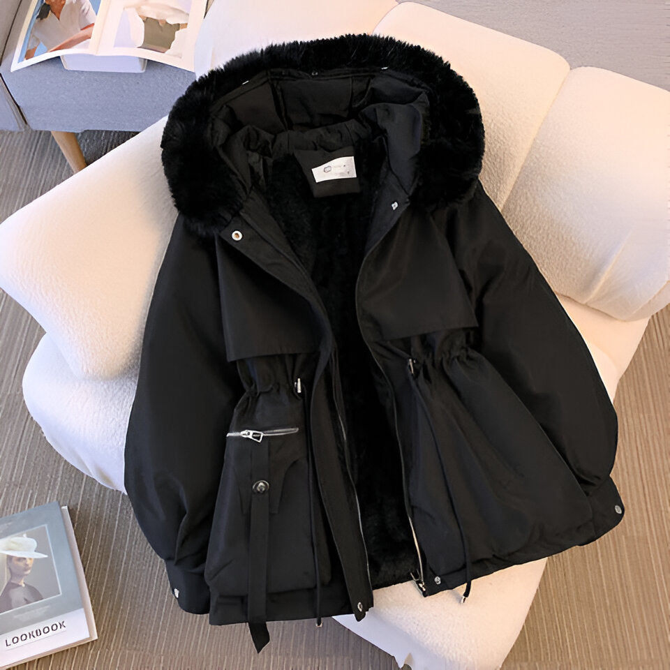Abrigo De Invierno Elegante Acolchado Y Resistente