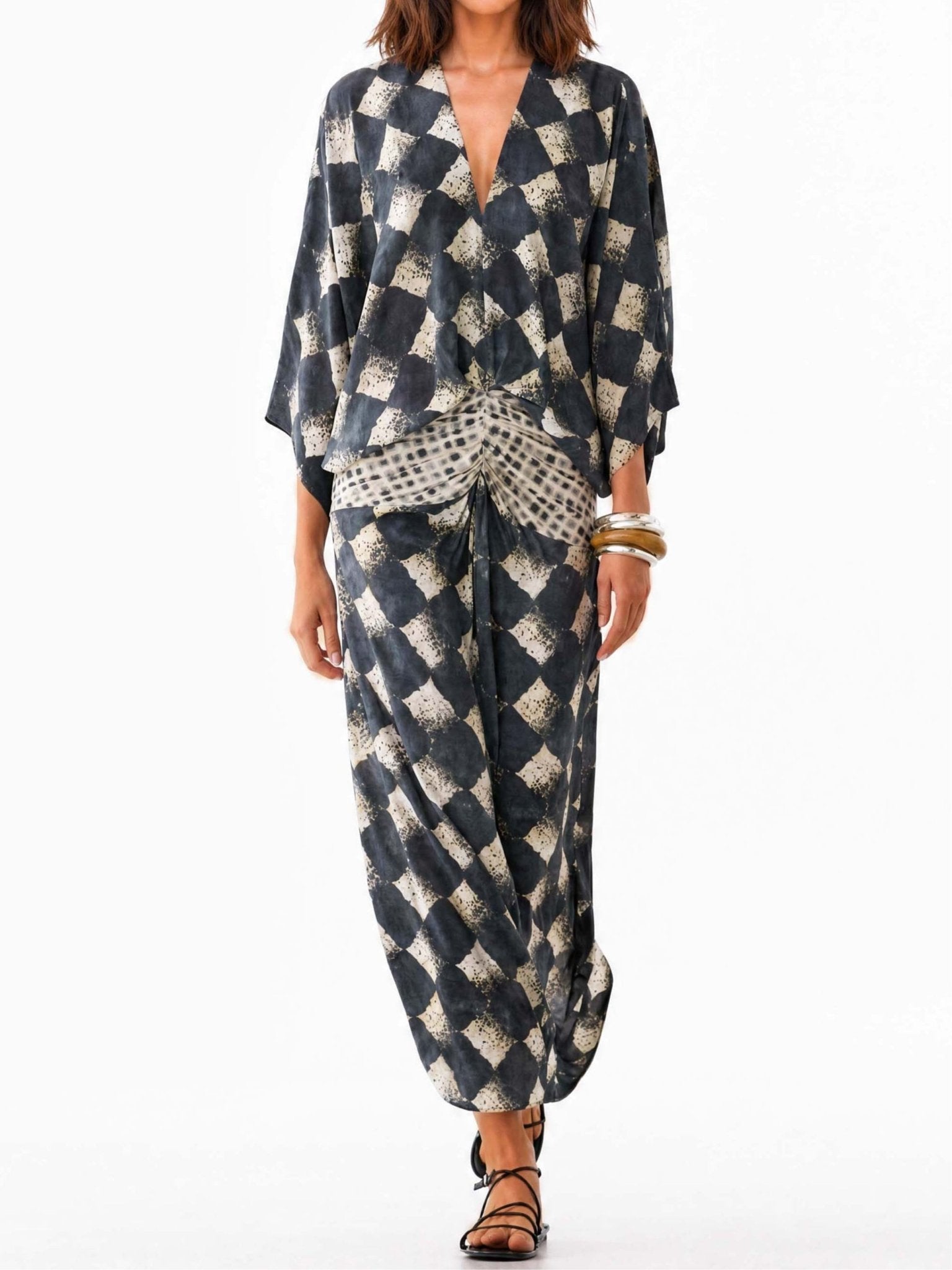 Maelia | Mediterranean Mosaic Dress