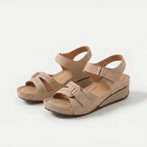 Abrilia™ Sandalias Ortopédicas de Cuña Cómodas