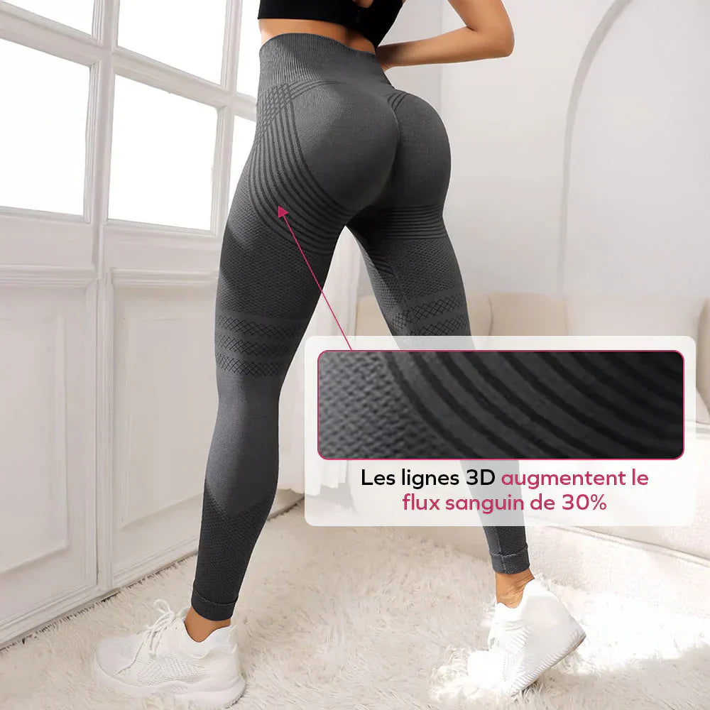 Legging 3D Anticelulitis De Compresión Suave