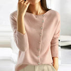 Cárdigan De Punto Suave Mujer – Estilo Casual Chic