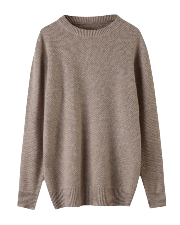 Jersey De Hombre 100% Cachemir De Corte Elegante