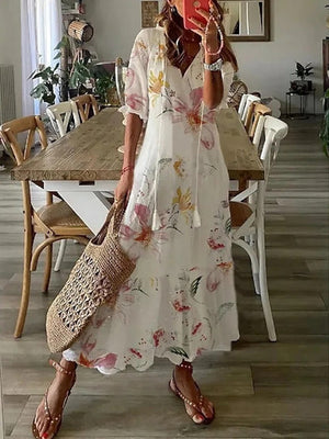 Elegantes, fließendes Boho-Kleid für Damen