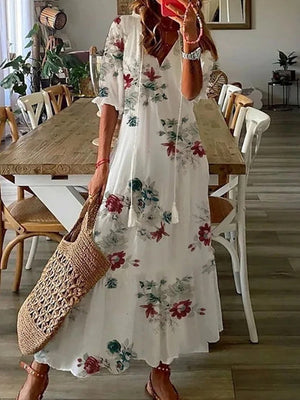 Elegantes, fließendes Boho-Kleid für Damen